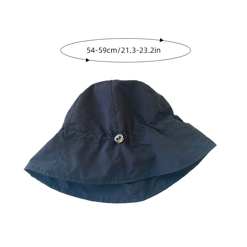Solid Color Summer Women Bucket Hats
