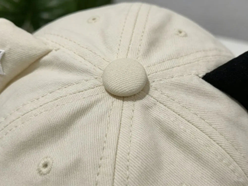 Cute Cat Ears Baseball Cap Thin Breathable Sun Hat UV Protection Adjustable Duckbill Cap Women Spring Summer