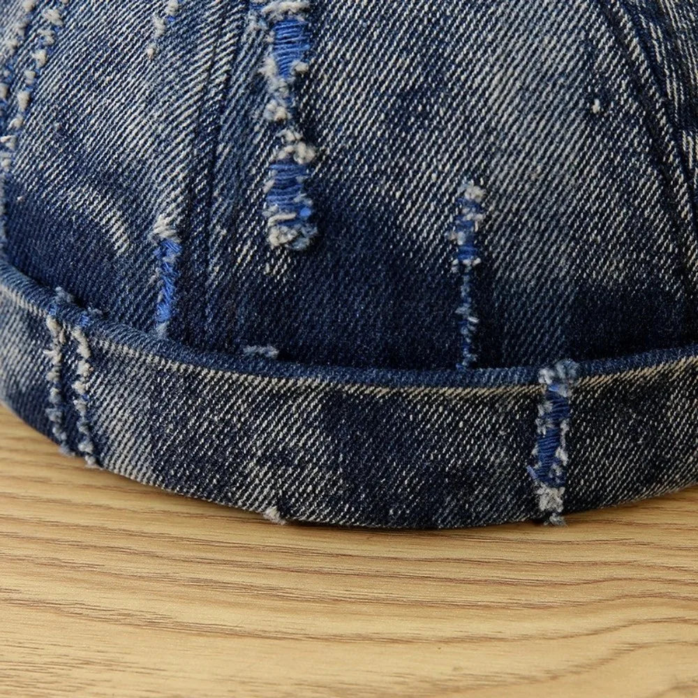 Broken Denim Docker Cap