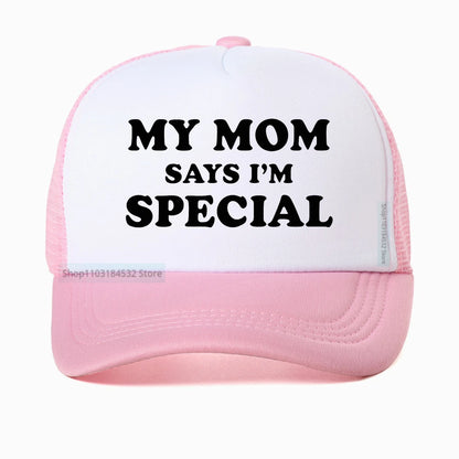 My Mom Says I'm Special Mesh Baseball Cap