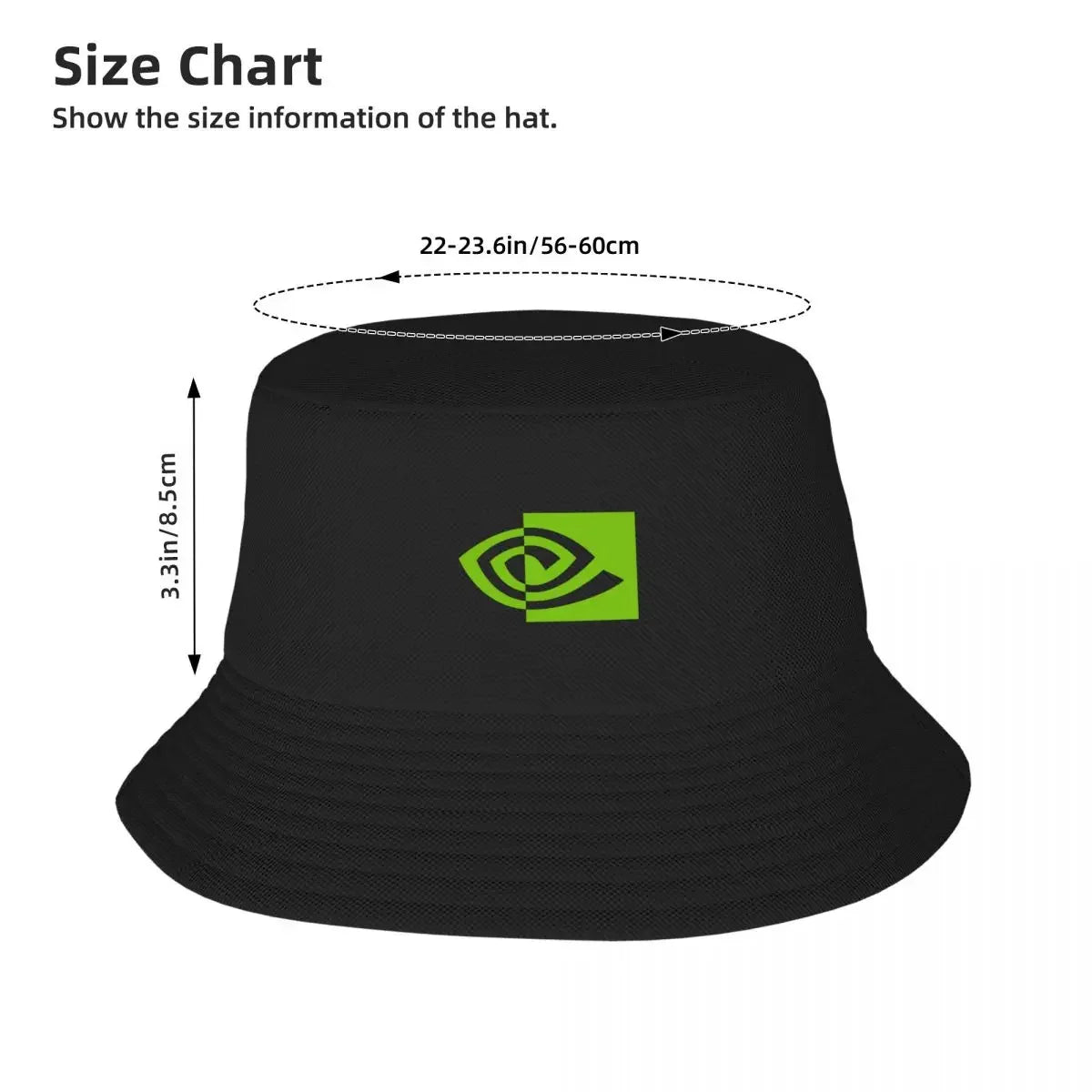 Nvidia Bucket Hat Dropshipping Summer Hat Ball Cap Luxury Cap Women Beach Fashion Men's