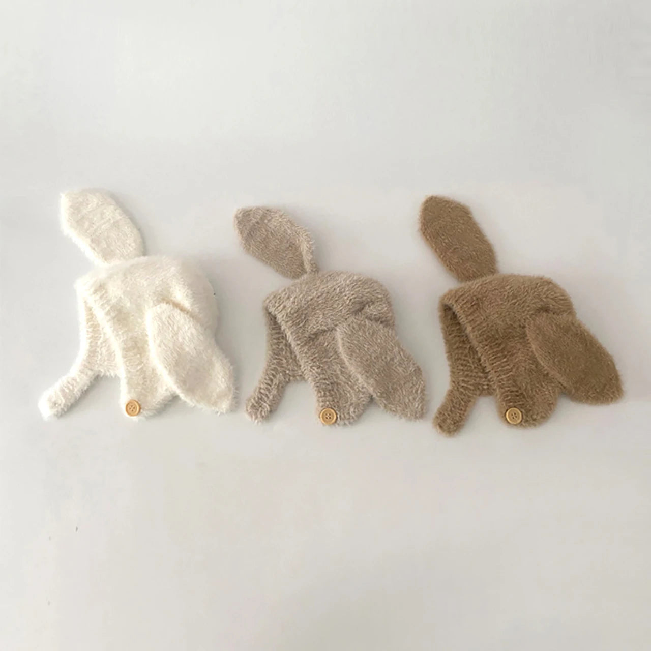Winter Baby Earflap Hat Cute Rabbit Ear Plush Infant Boy Girl Cap