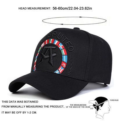 Unisex CA Letter Embroidery Baseball Caps Spring Autumn
