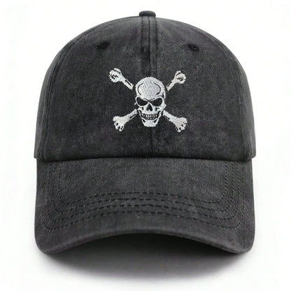 1pc Skull And Crossbones Baseball Cap For Men Women