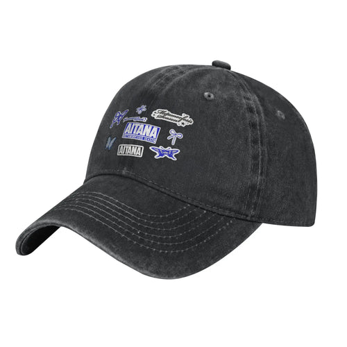 Butterfly Aitana Baseball Cap Classic Distressed Denim Singer Album Tour Snapback Cap
