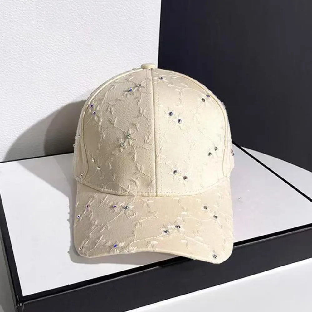 Fashion Little Flower Ladies Sun Hat Elegant Adjustable