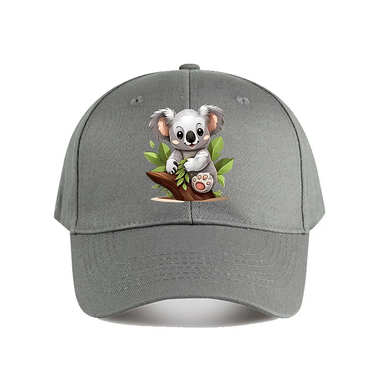 Cute Cartoon Koala Plush Toy Kids Room Decor Baseball Cap