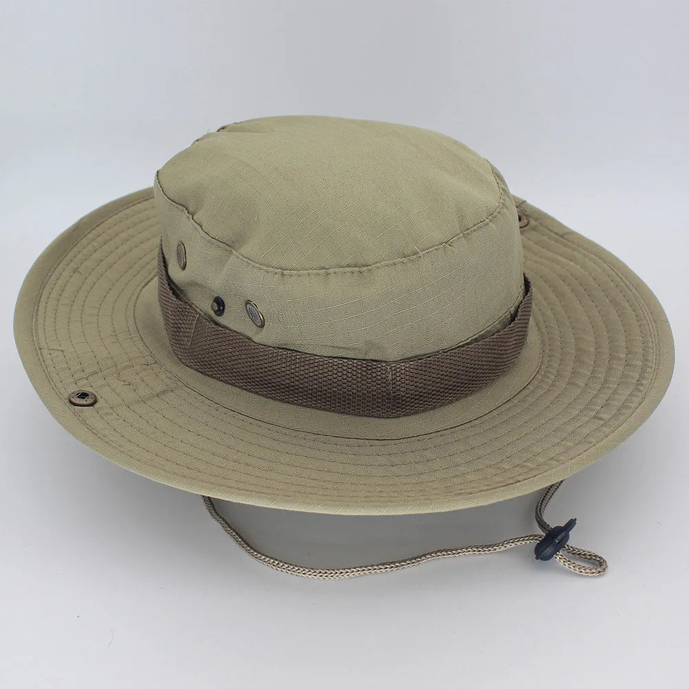Camouflage Tactical Cap Outdoor Casual Men's Panama Bucket Hat
