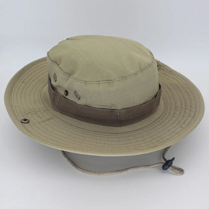 Camouflage Tactical Cap Outdoor Casual Men's Panama Bucket Hat