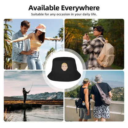Vocation Getaway Headwear Eminem Rapper Merch Bucket Hat Unique Unisex Hip Hop Sun Hats For Outdoor