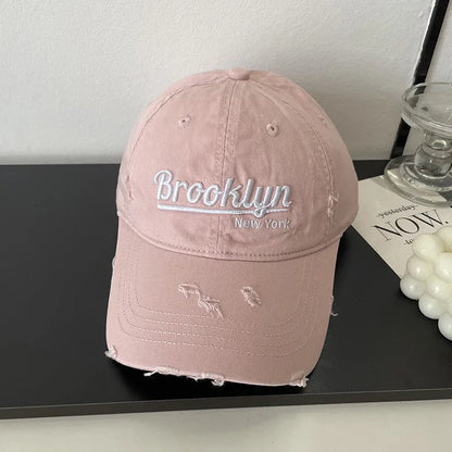 INS Style Letter Embroidered Baseball Cap