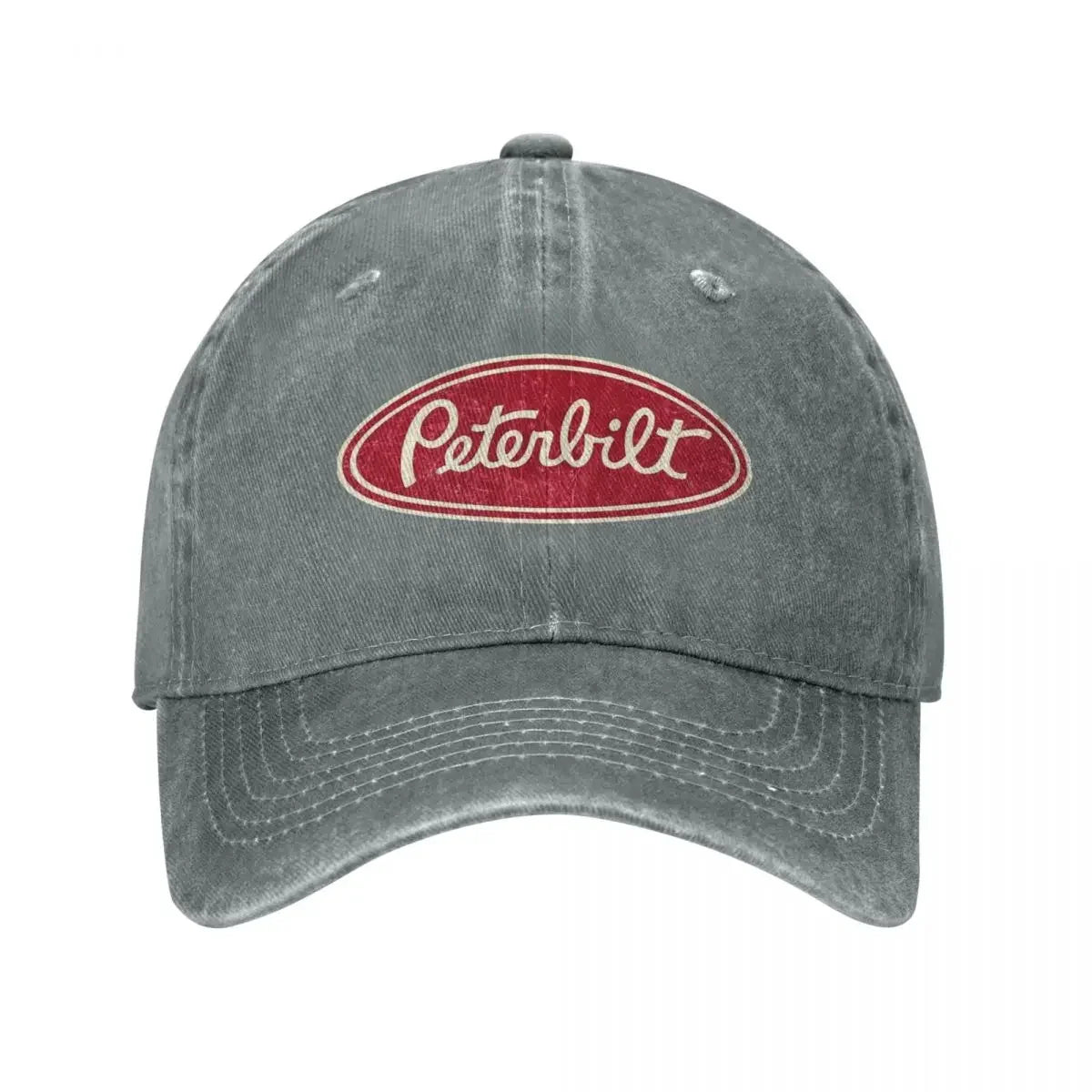 Peterbilt Truck Car Racing Vintage Baseball Cap Vintage Distressed Denim Snapback Hat