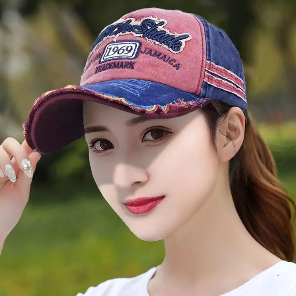 Sunscreen Hats Distressed Faded Cap Baseball Hats