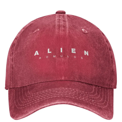 Men Women Alien Romulus Baseball Caps Vintage Distressed Cotton Dad Hat
