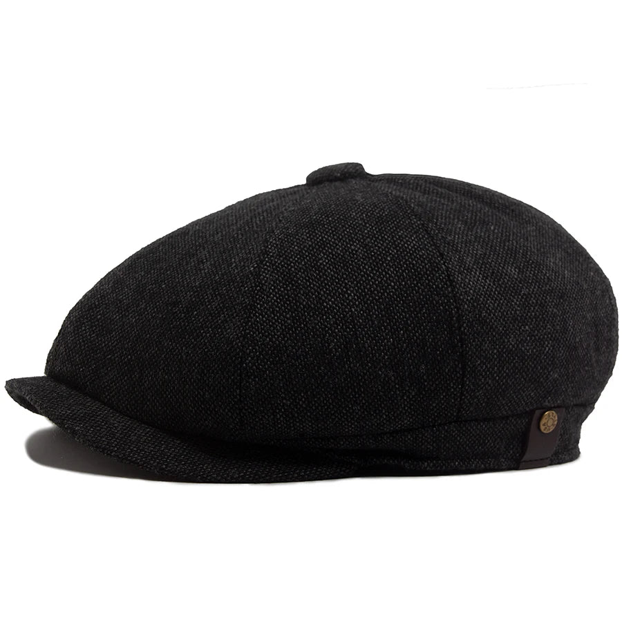Spring Autumn Casual Beret Men Fashion Retro Newsboy Cap