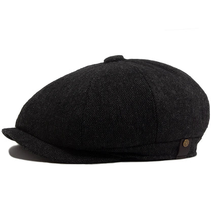 Spring Autumn Casual Beret Men Fashion Retro Newsboy Cap