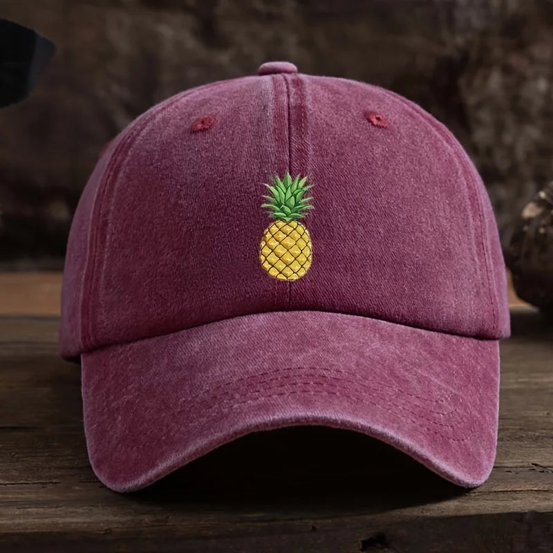 Pineapple Printed Baseball Cap