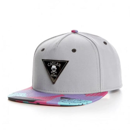 Fashion Hip Hop Hat Iron Tag Leather Checkered Pattern Adjustable Outdoor Adult Casual Sports Hat Baseball Cap
