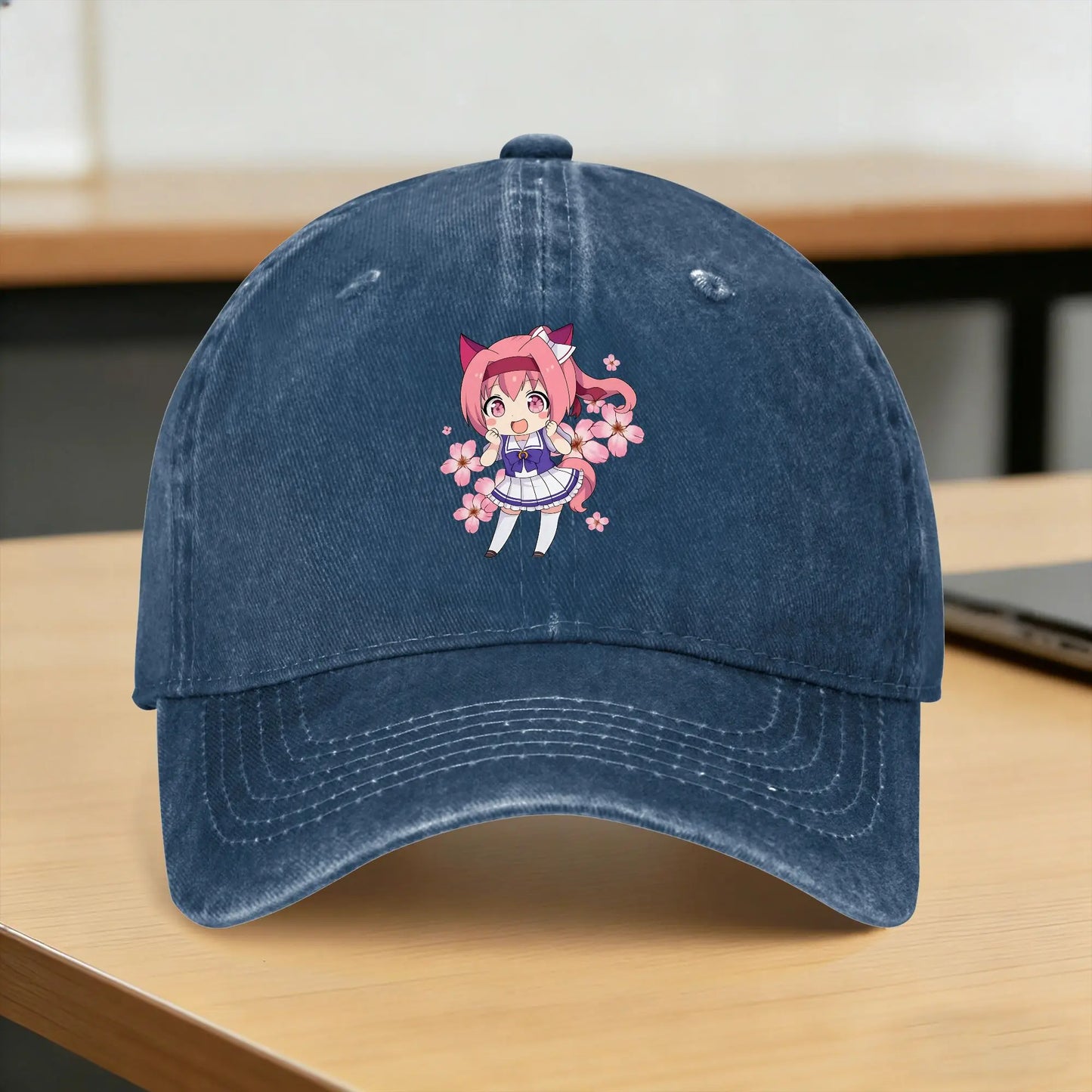 Haru Urara Chibi Anime Casual Baseball Cap