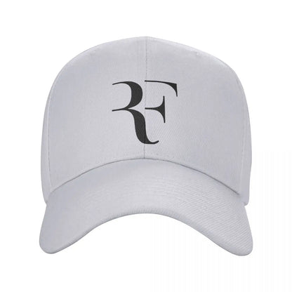 Men Women RF Roger Federer Patch Tennis Hats curved Baseball Caps