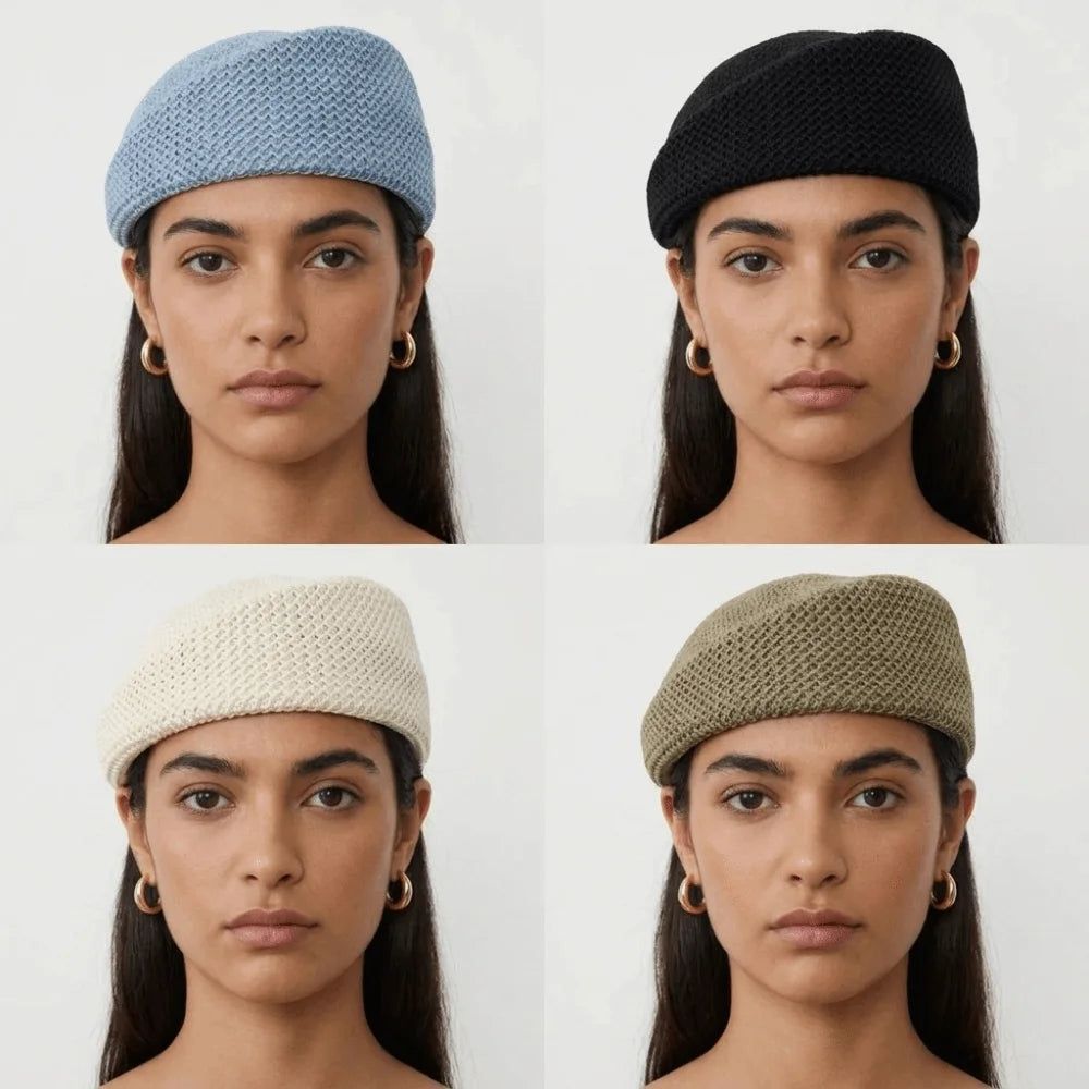 Breathable Thin Fabric Women’s Beret Hat