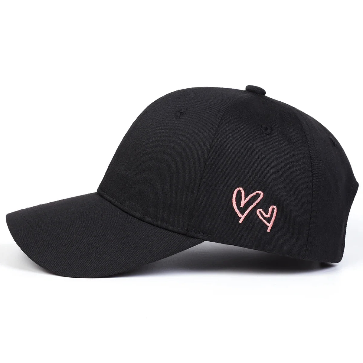 Unisex Love Embroidery Baseball Caps Spring and Autumn