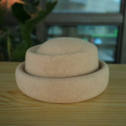 Japanese Retro White Black Brown Camel Wool Beret Women's Autumn And Winter