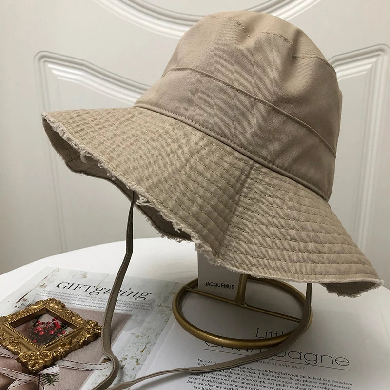 Hairy Fisherman Hat Women's Summer Style Sun Shading Spring and Autumn