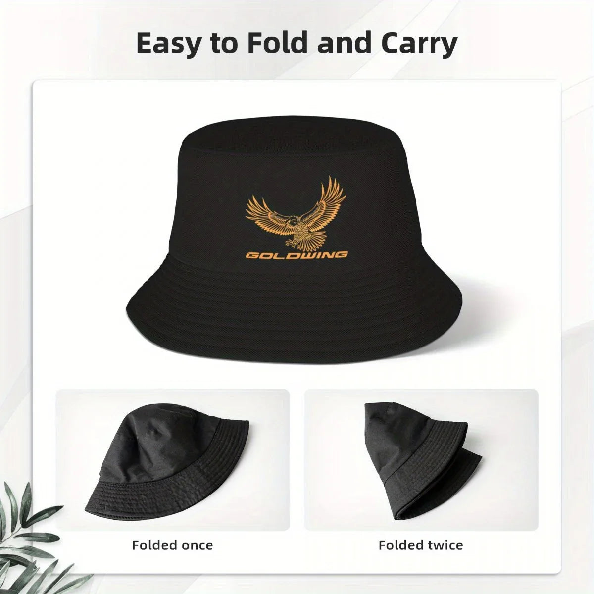 Goldwing Motorcycle Bob Hat for Woman Summer