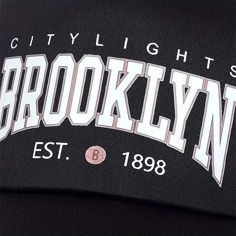 Unisex Brooklyn Printing Baseball Net Caps Spring and Summer