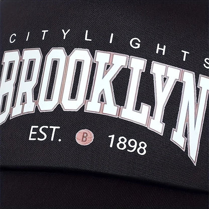Unisex Brooklyn Printing Baseball Net Caps Spring and Summer
