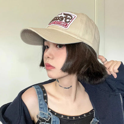 Pink Letter Baseball Caps for Women