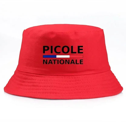 Summer Picole Nationale Bob Man Reversible Bucket Hat Women Cotton Fisherman Cap