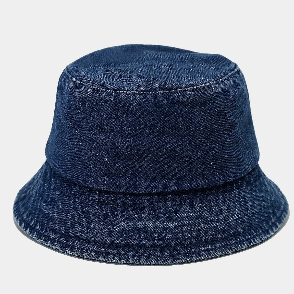 Candy Color Unisex Summer Washed Denim Bucket Hat