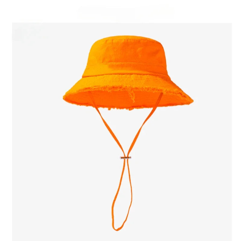 Big Head Leisure Protection Sun Protect Beach Cotton Bucket Hat