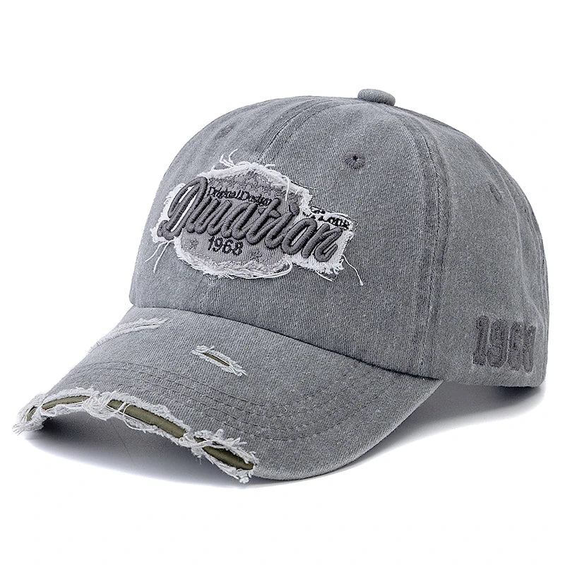 Hot Sale Unisex Retro Style Baseball Cap 1968 Letter Embroidery Cotton Cap