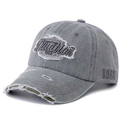 Hot Sale Unisex Retro Style Baseball Cap 1968 Letter Embroidery Cotton Cap