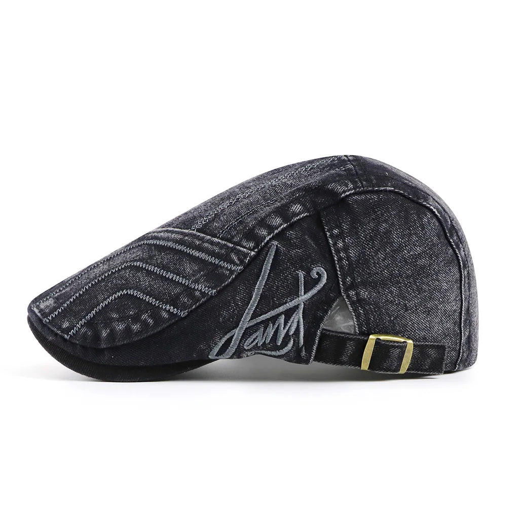 Spring Summer Solid Color Newsboy Caps Men