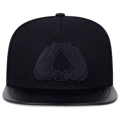 Unisex Hands With Love Embroidery Hip-Hop Hats