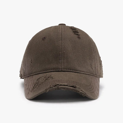 Personalized Washed Soft Crown Tie Dye Ripped Baseball Cap