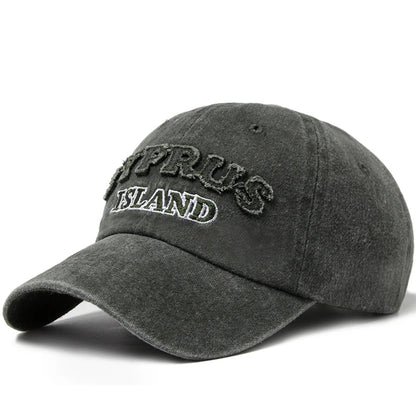 Washing Retro Style Baseball Cap For Men