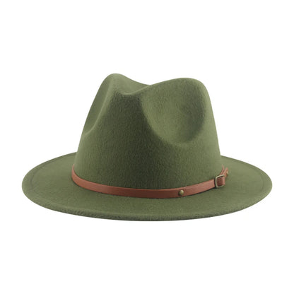 Hats For Women Kids Child Small 52cm Solid Belt Kids Fedora Formal Dress Wedding