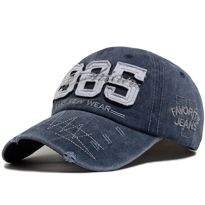 Big Digit 1985 Baseball Cap Men Fashion Visor Hip Hop Hat