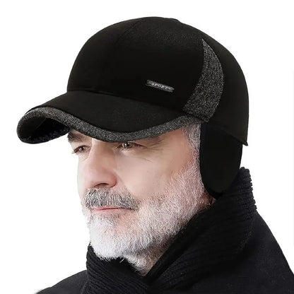 Autumn Thick Warm Men Winter Baseball Cap