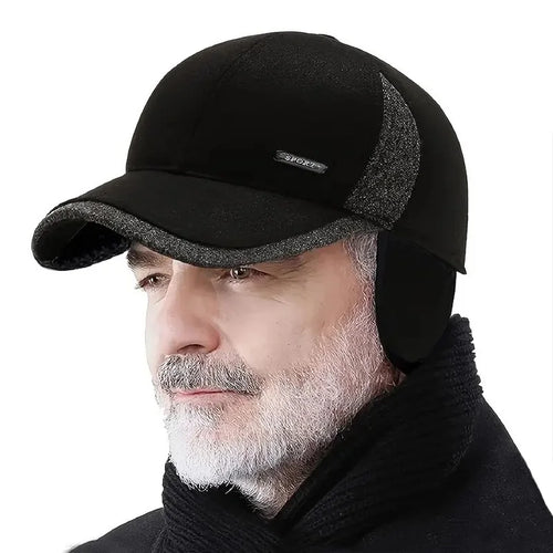 Autumn Thick Warm Men Winter Baseball Cap