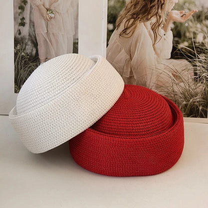 Women Summer Fashion Designer Artistic Painter Hat