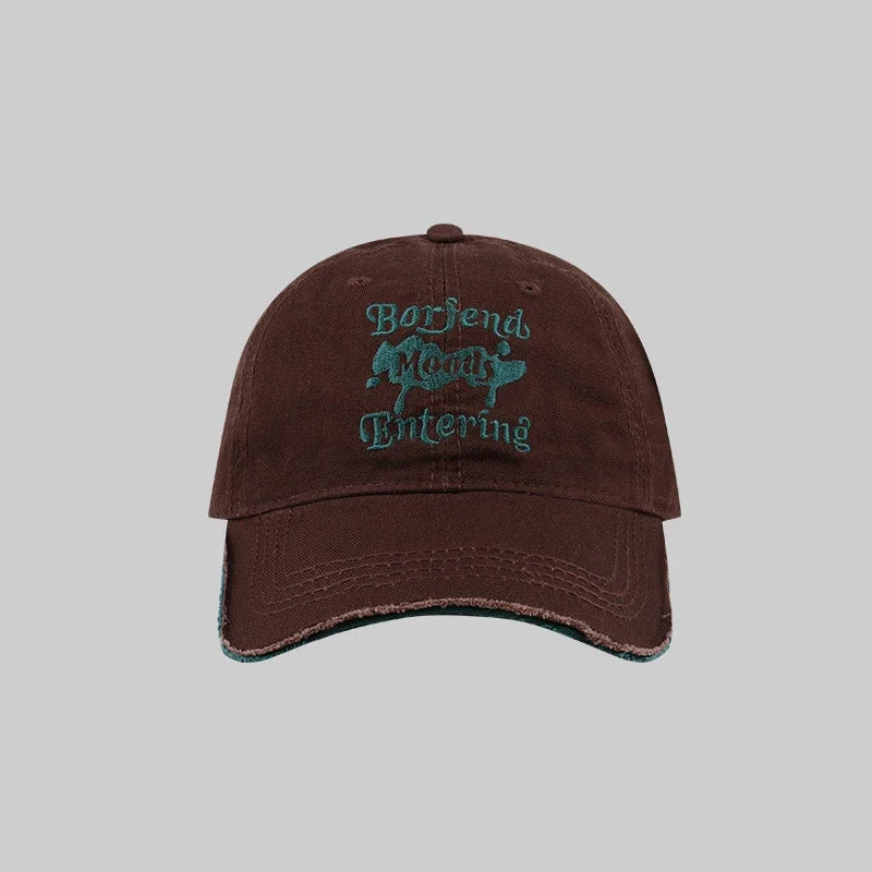 Embroidery Letter Baseball Caps for Women