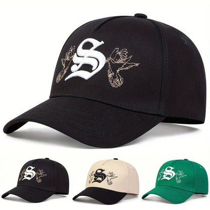 Fashion S Letter Embroidery Baseball Cap Cotton Snapback Hat Unisex Hip Hop Trucker Caps Men Women Outdoor sun Hats