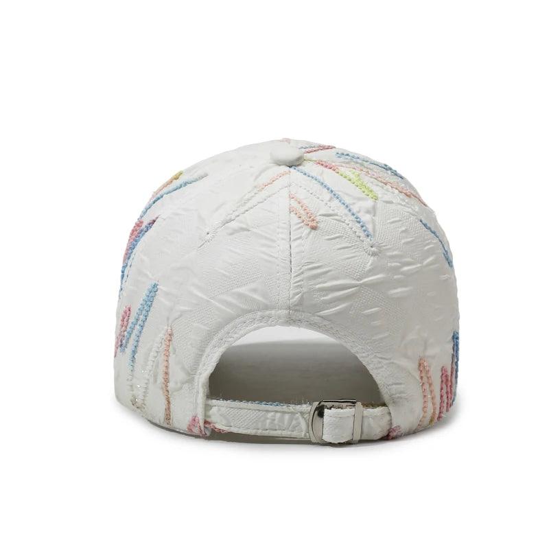 New Quilted Baseball Cap Adjustable