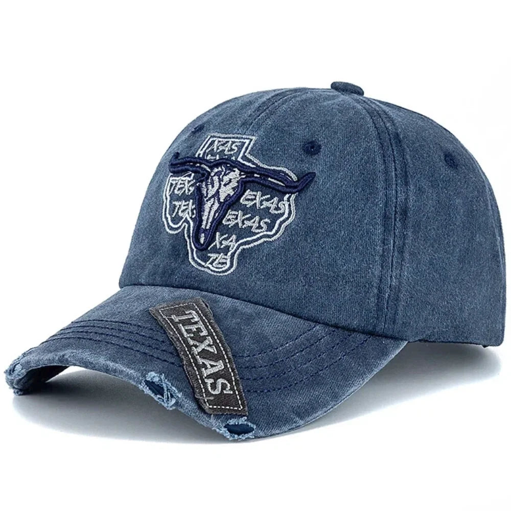 Unisex Washed Cotton Cap Vintage Baseball Cap